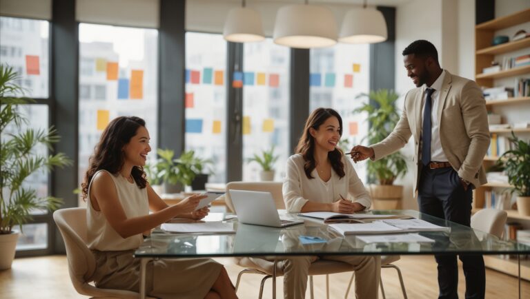 Leonardo Lightning Xl A Vibrant Office Scene Featuring A Diver 0 - Analise Assessoria Contábil e Empresarial - Contabilidade em Uberaba │ MG